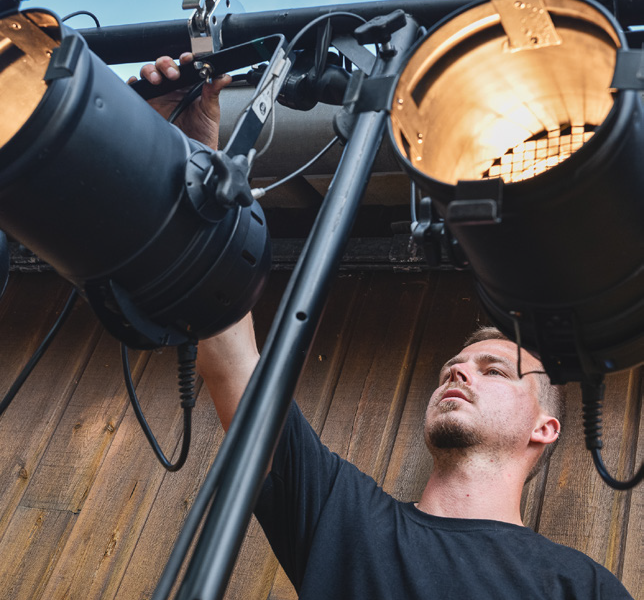 Photo d'illustration : stage Techniques d'éclairage